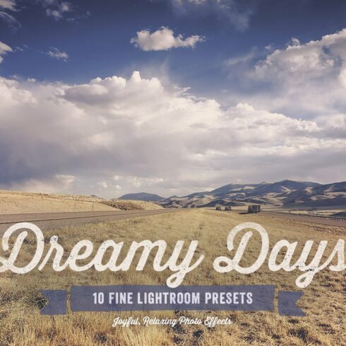 Dreamy Days Lightroom Presets Vol 1cover image.