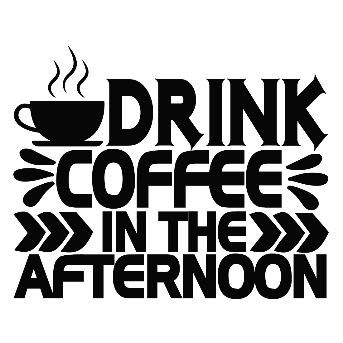 Drink coffee in the afternoon preview image.