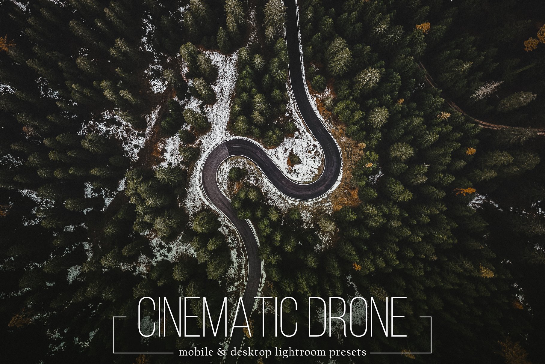 Cinematic Drone Lightroom Presetscover image.
