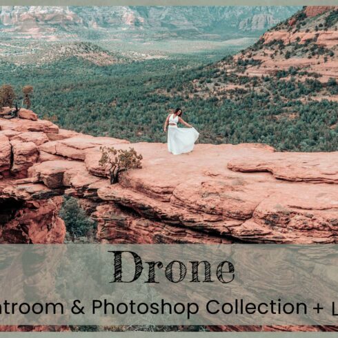 Drone Photoshop Action Lightroom LUTcover image.