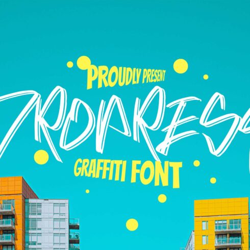 DROPRESS - Graffiti Font cover image.