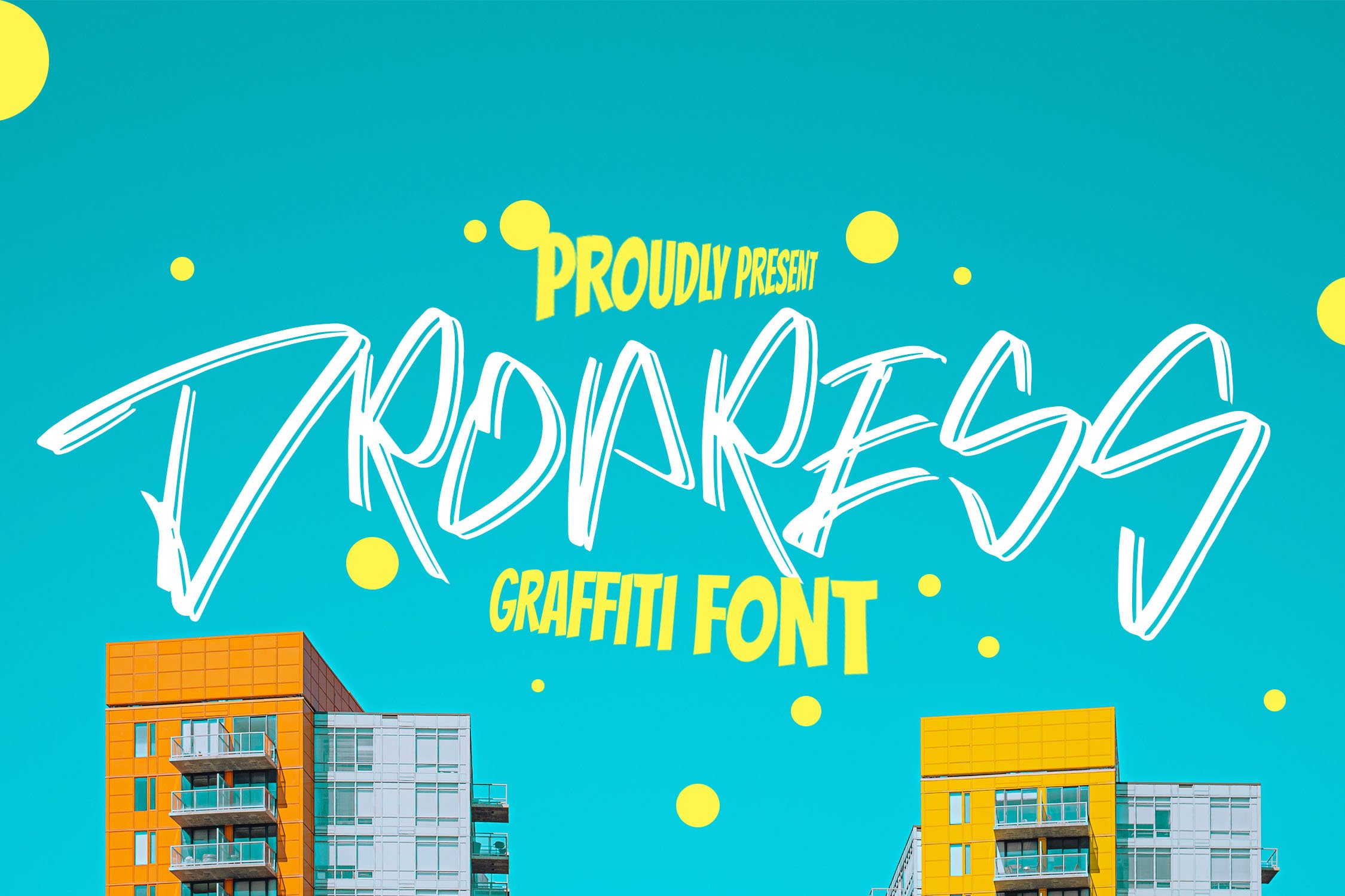 DROPRESS - Graffiti Font cover image.