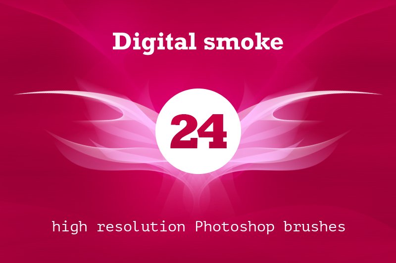 Digital smoke brush packcover image.