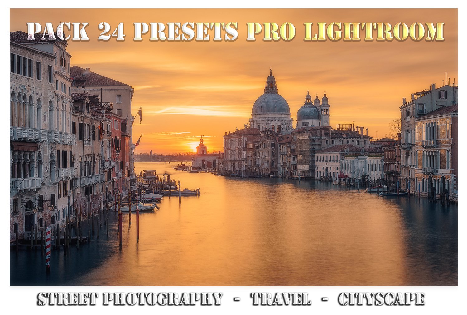 24 PROFESSIONAL Lightroom Presetscover image.