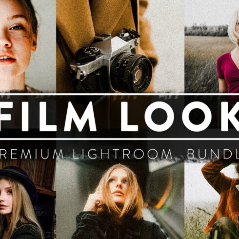 60 FILM LOOK BUNDLE Lightroom Presetcover image.