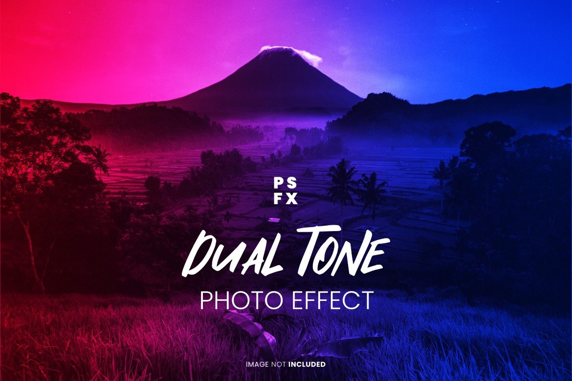 Dualtone Photo Effect Psdcover image.