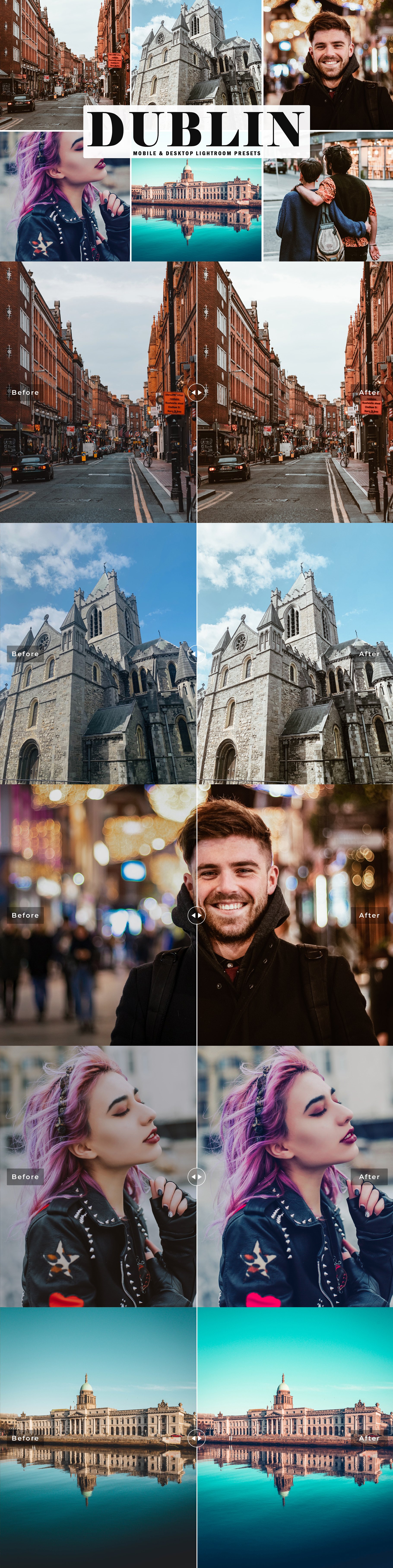 Dublin Lightroom Presets Packcover image.