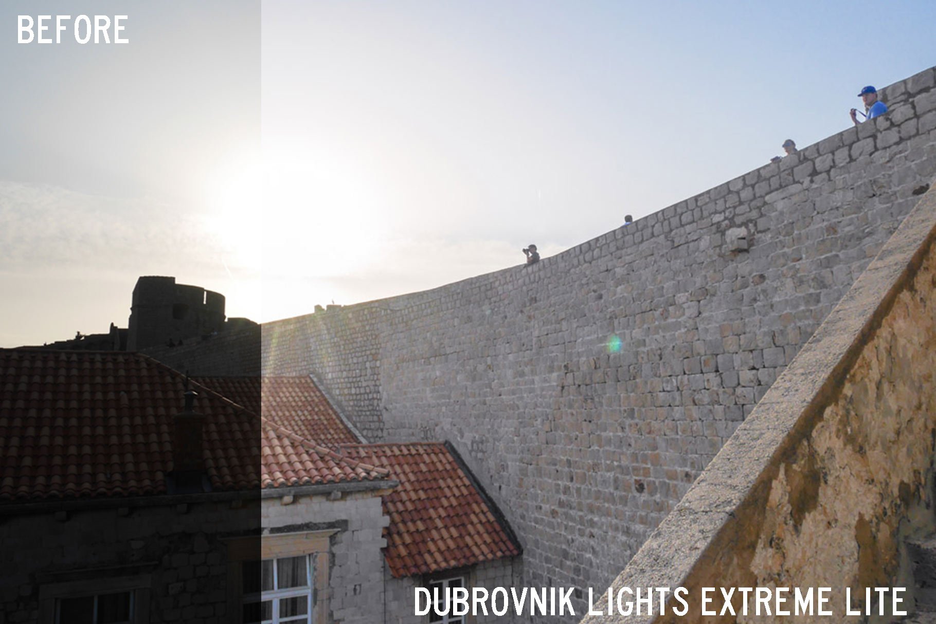 dubrovnik lights exterme light before after 49