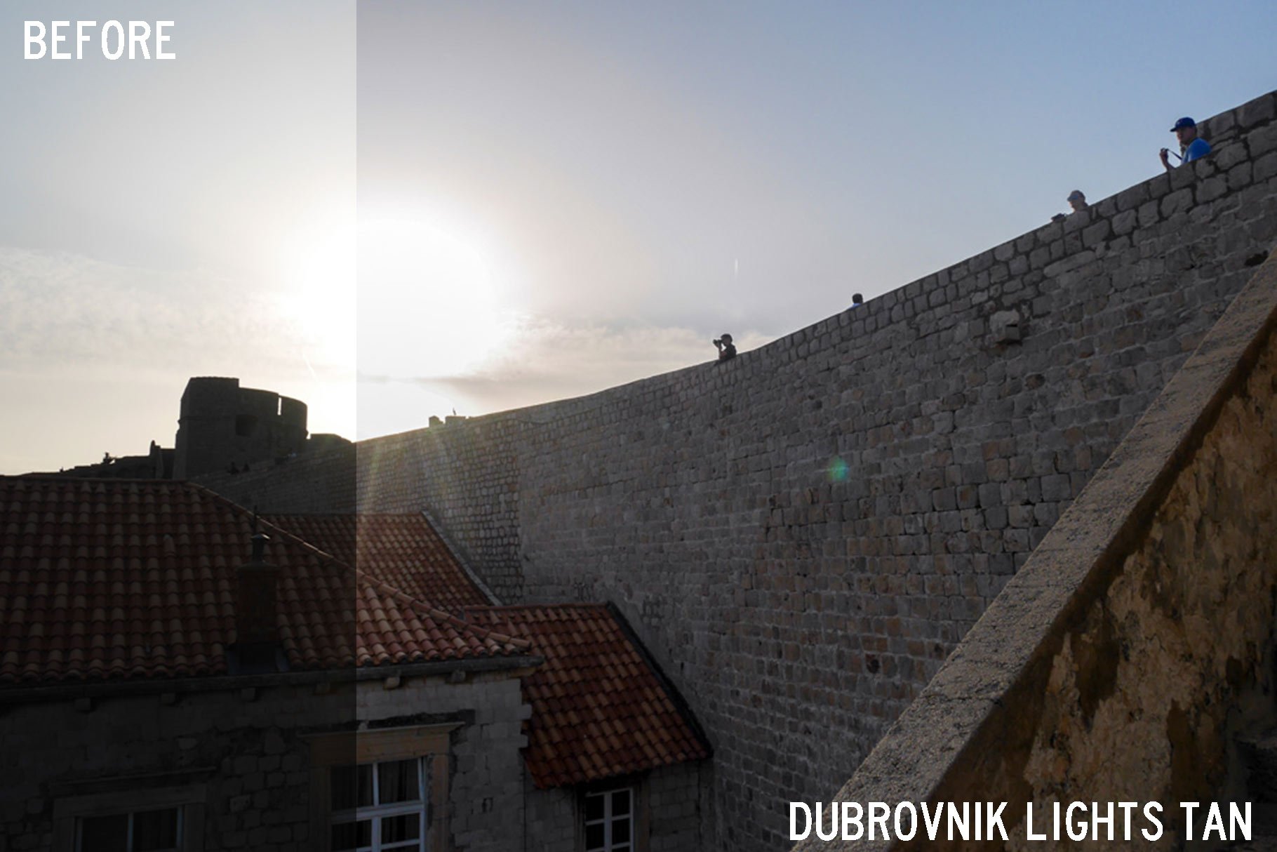 Dubrovnik Lights Lightroom Presetpreview image.