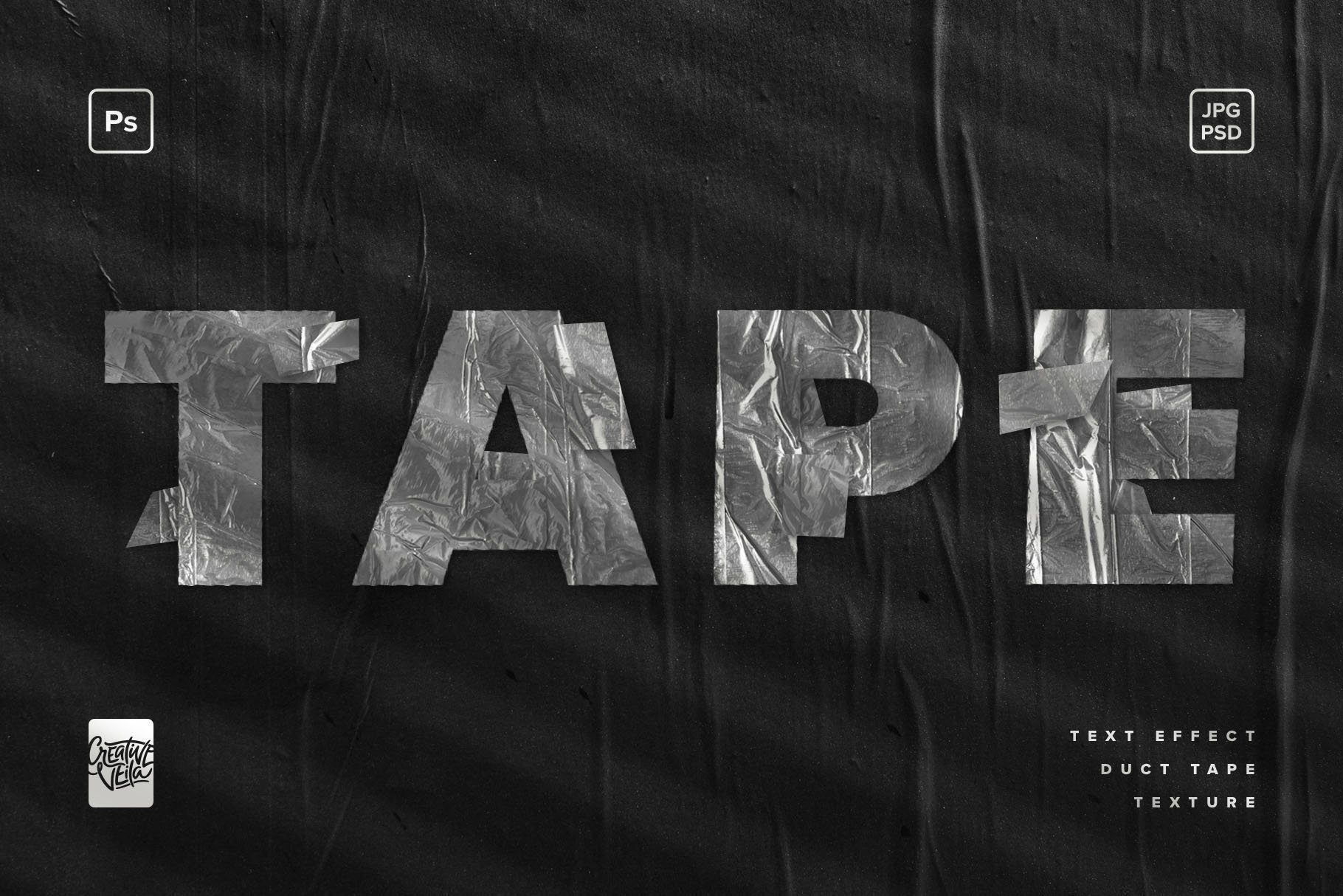 Duct Tape Text Effect Mockupcover image.