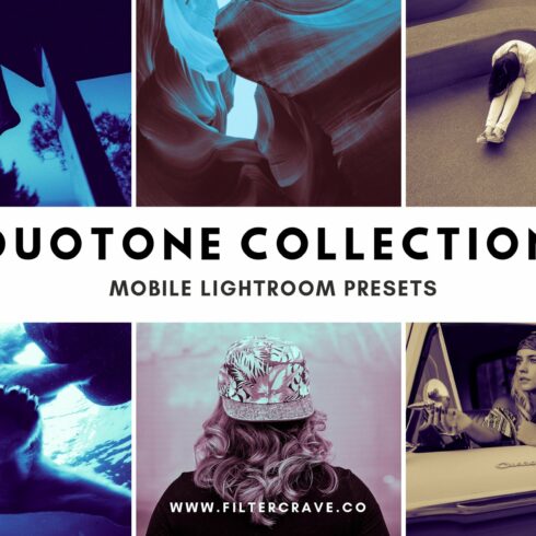 100+ Duotone Lightroom Presets Icover image.