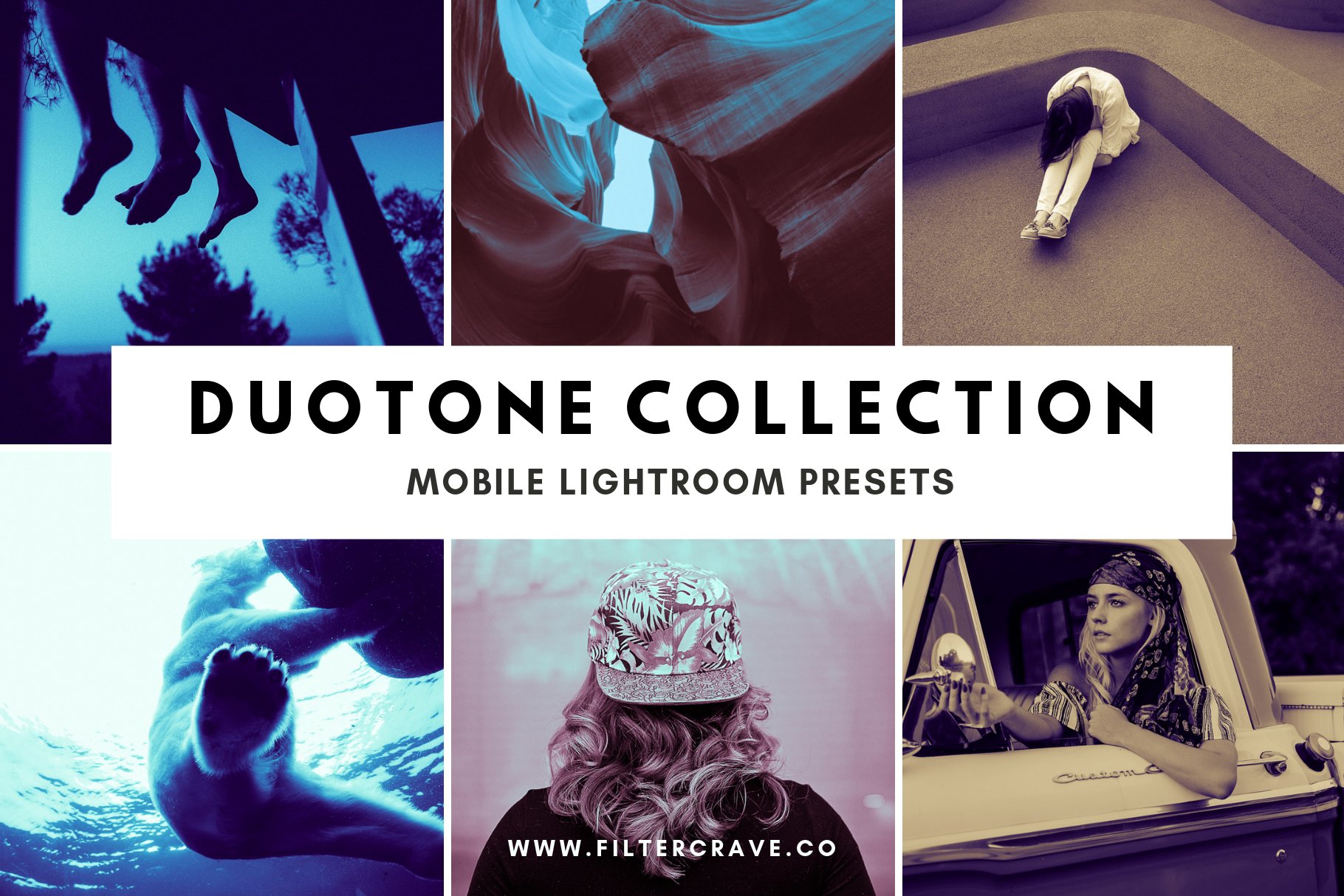 100+ Duotone Lightroom Presets Icover image.