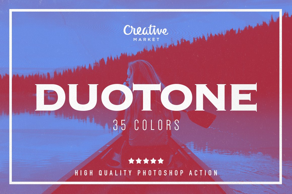 Duotone Photoshop Actioncover image.