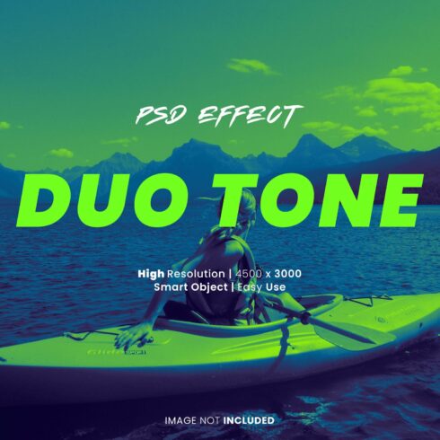 Duotone Photo Effect Psdcover image.