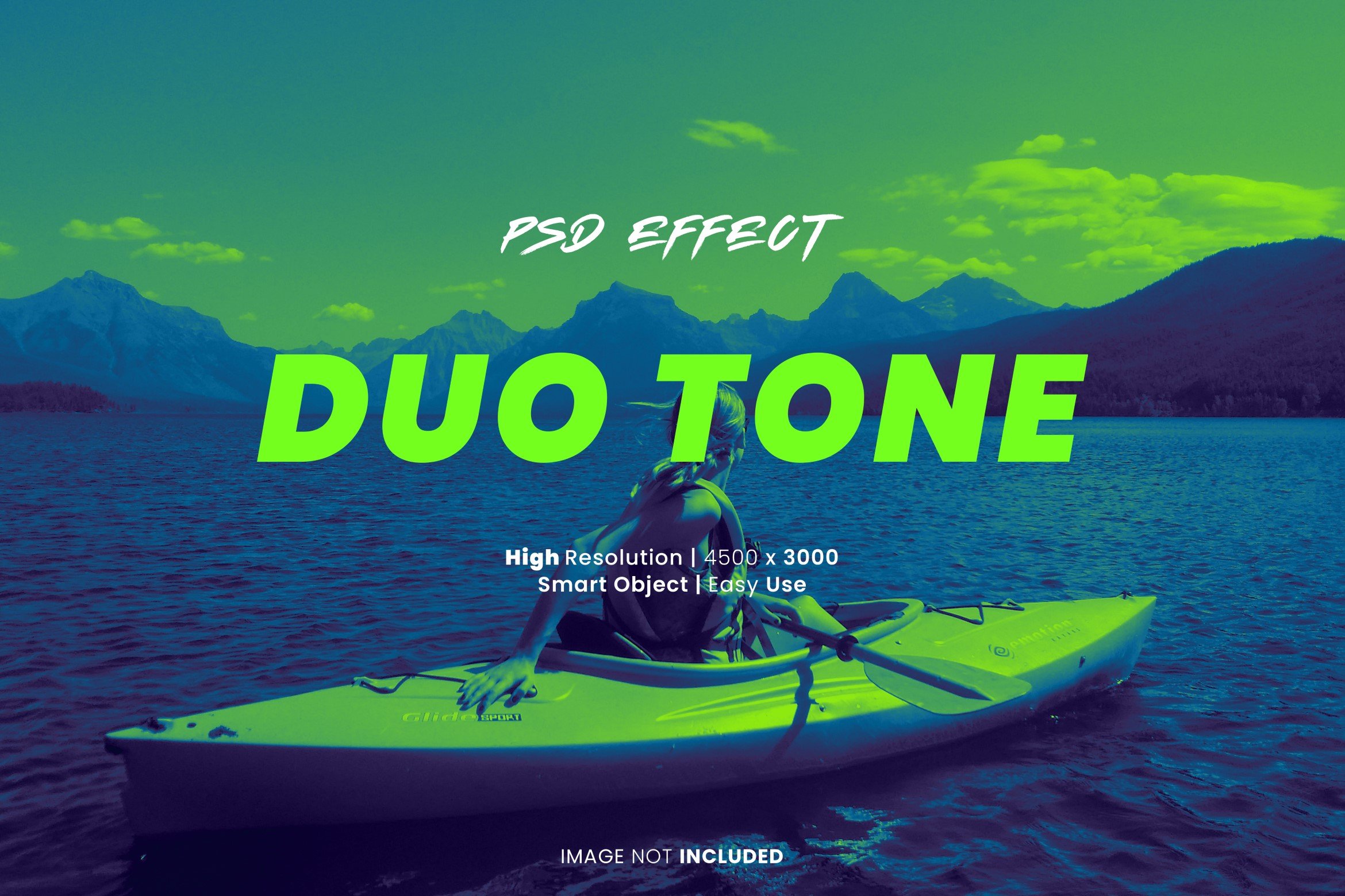 Duotone Photo Effect Psdcover image.