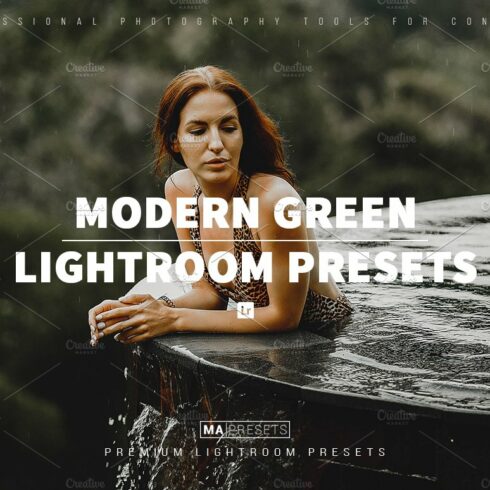 10 MODERN GREEN Lightroom Presetscover image.