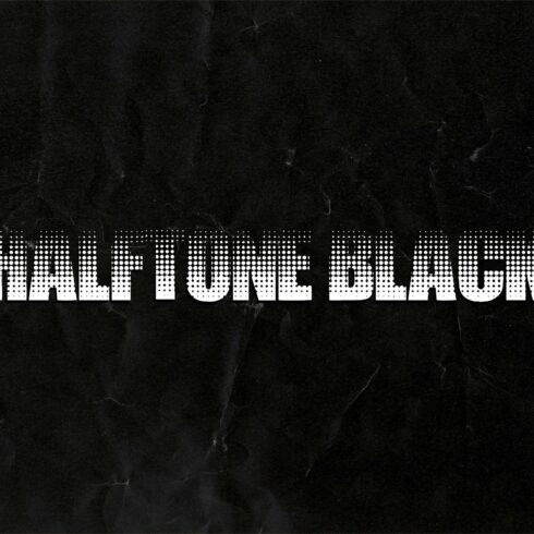 Halftone Black cover image.