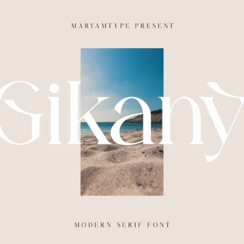 Gikany Modern Serif cover image.