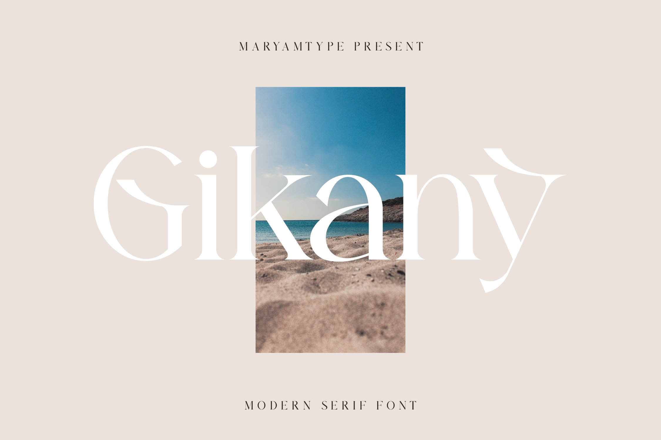 Gikany Modern Serif cover image.