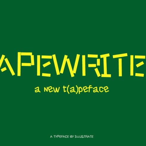 Tapewriter Font cover image.