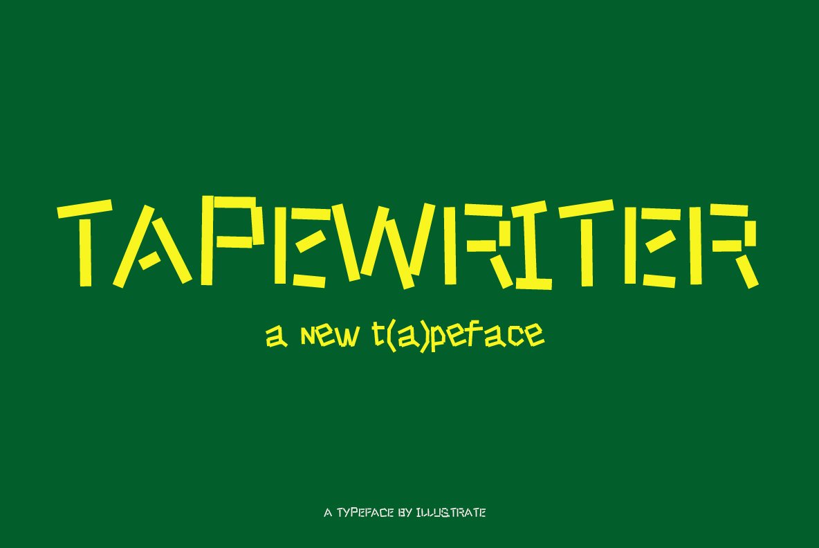 Tapewriter Font cover image.