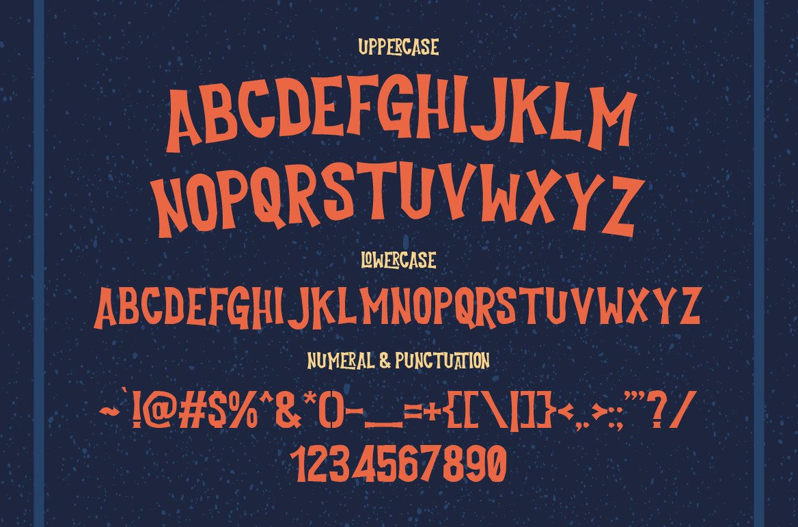Cutlass Typeface + Bonus preview image.