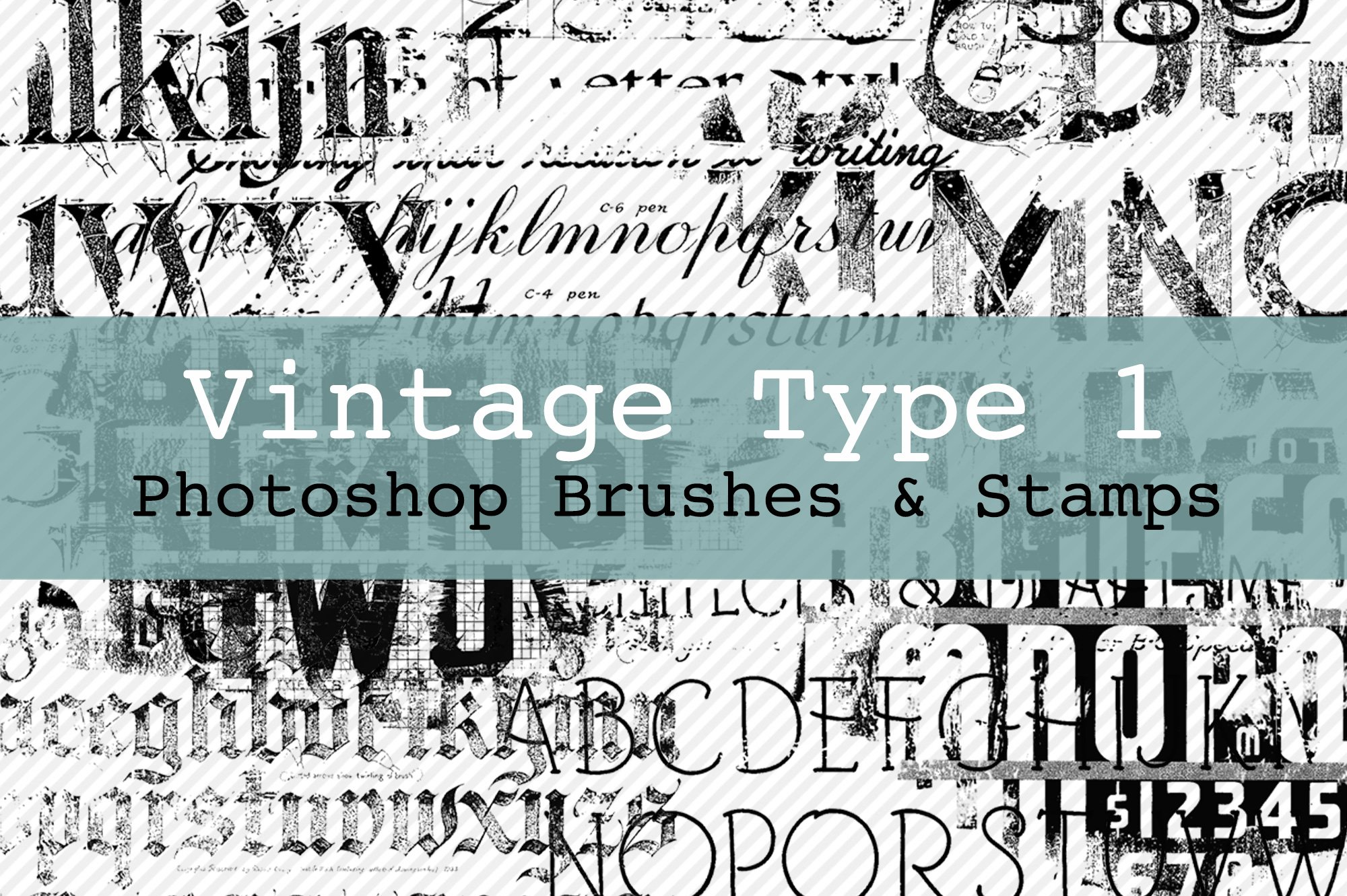 Vintage Type Brushes & Stamps 1cover image.