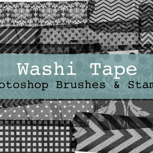 Washi Tape Photoshop Brushescover image.