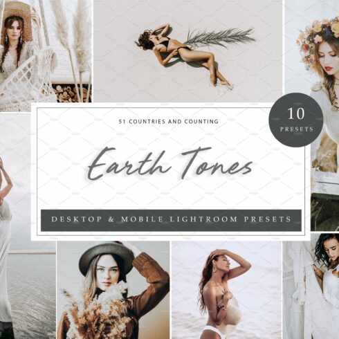 10 x Lightroom Presets, Earth Tonescover image.