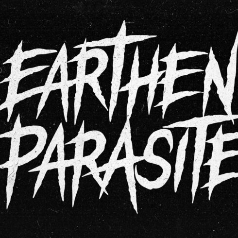 Earthen Parasite - Horror Font cover image.