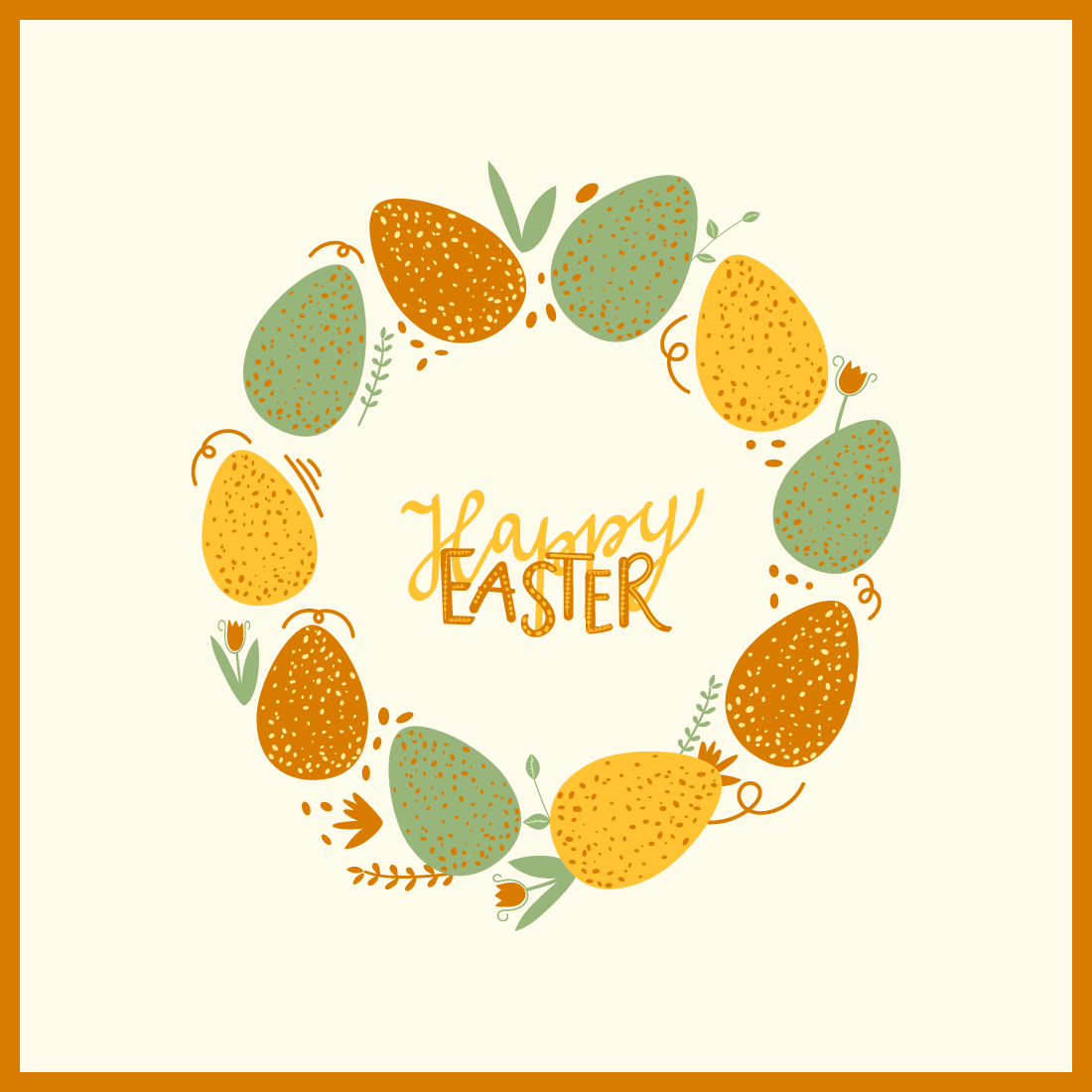 Set Happy Easter preview image.