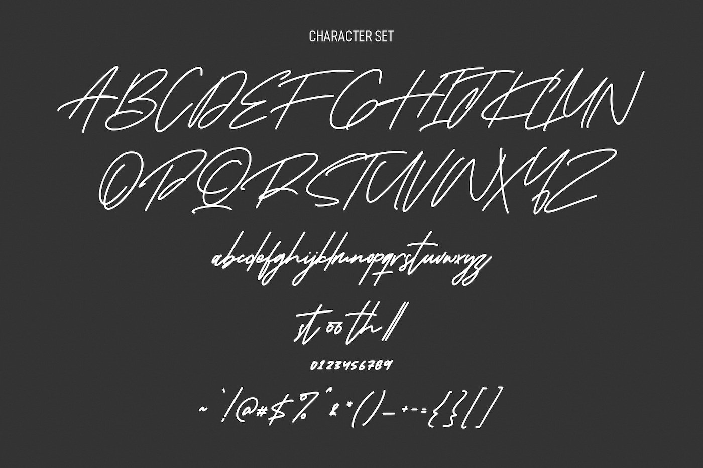 eastern ranger signature script font 7 752