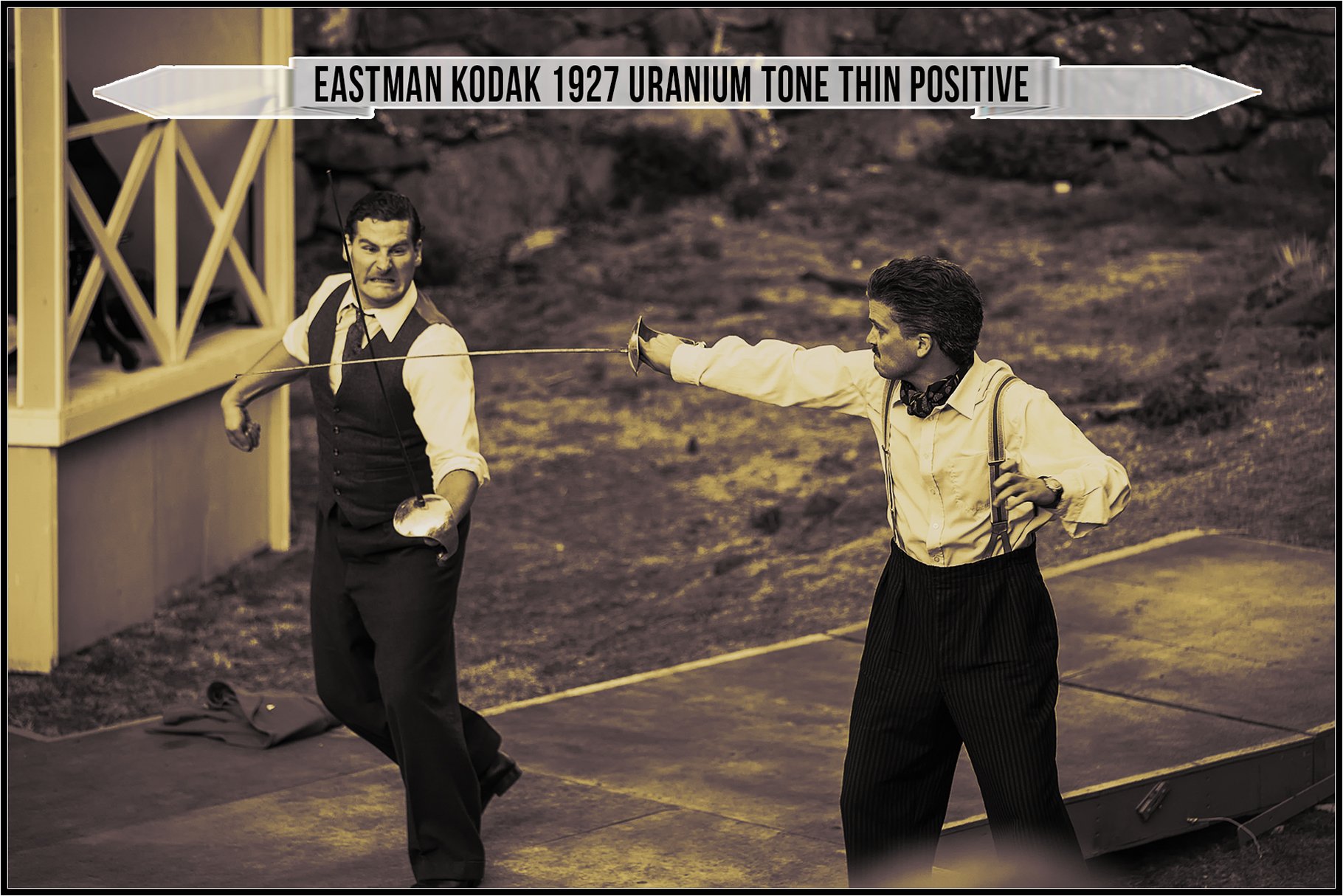 eastman kodak 1927 uranium tone thin positive 685