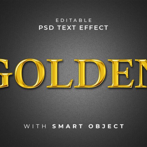 Golden Text Effectcover image.