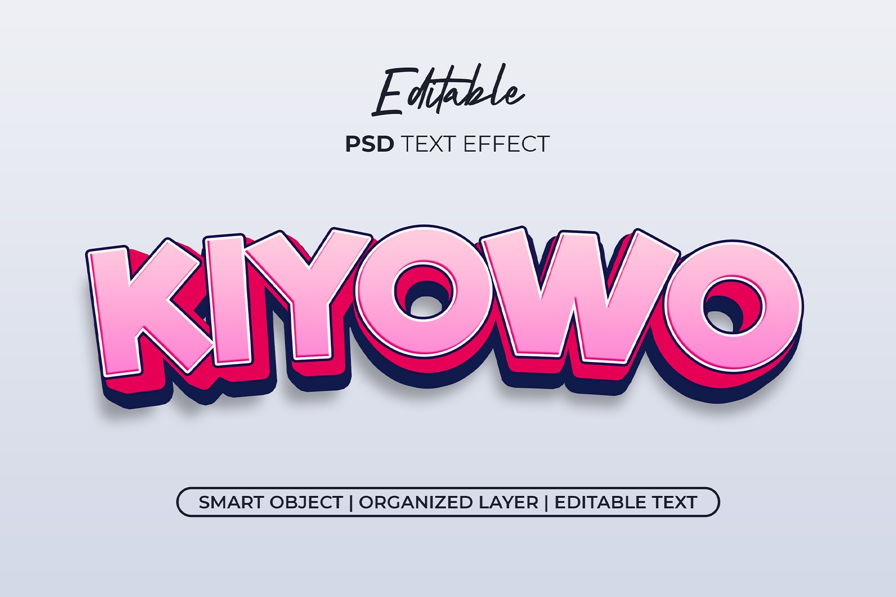 Editable Kiyowo Text Effectcover image.