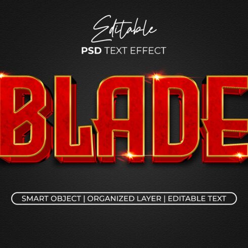 Blade Text Effectcover image.