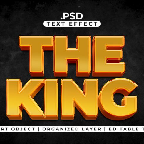 The King Text Effectcover image.