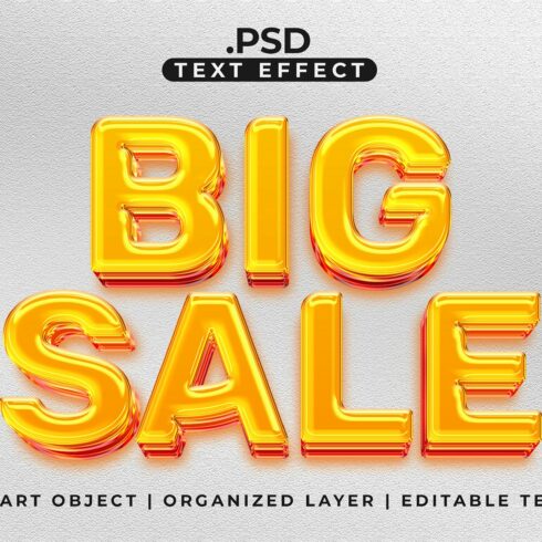 Big Sale Text Effectcover image.