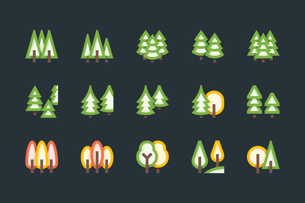 Forest Icons preview image.