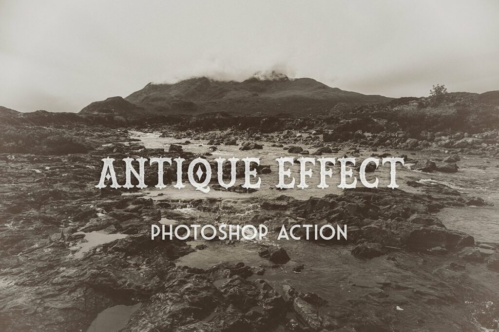 Antique Effect - PS Action – MasterBundles