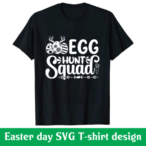 Egg hunt Squad T shirt design cover image.