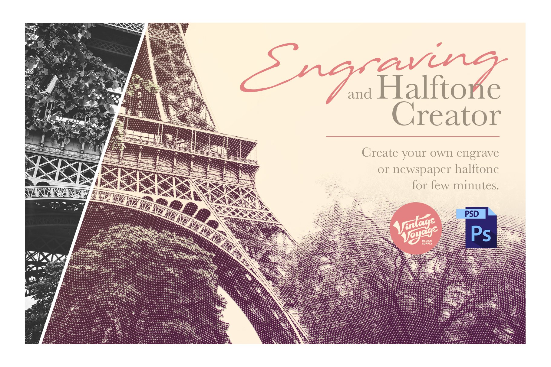 Engrave and Halftone Creatorpreview image.