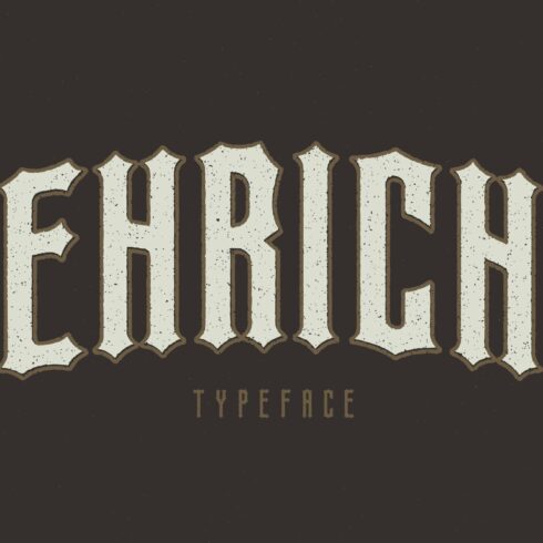 Ehrich Display Typeface cover image.