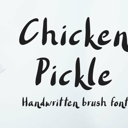Chicken Pickle - Brush Font cover image.