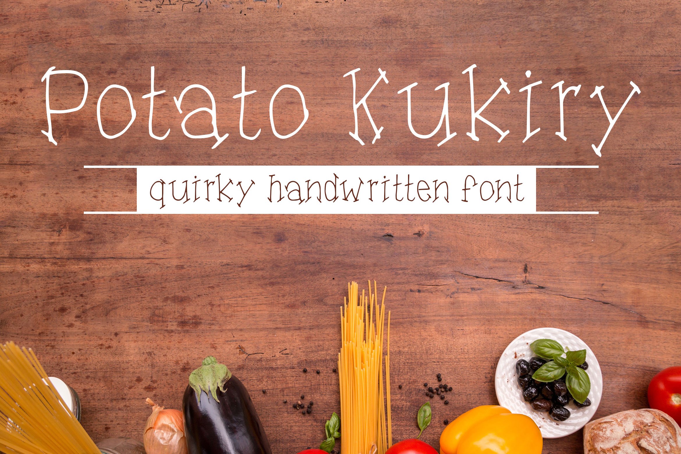 Potato Kukiry - Quirky Fun Font cover image.