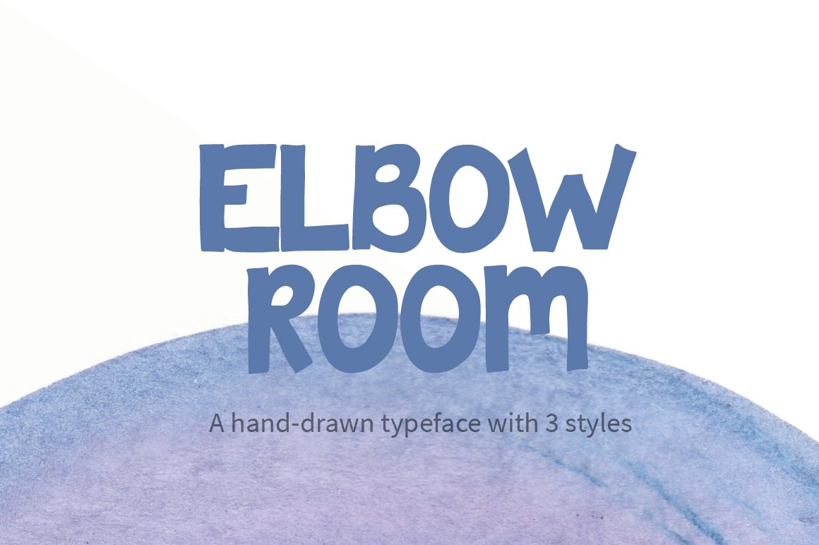 Elbow Room Font cover image.