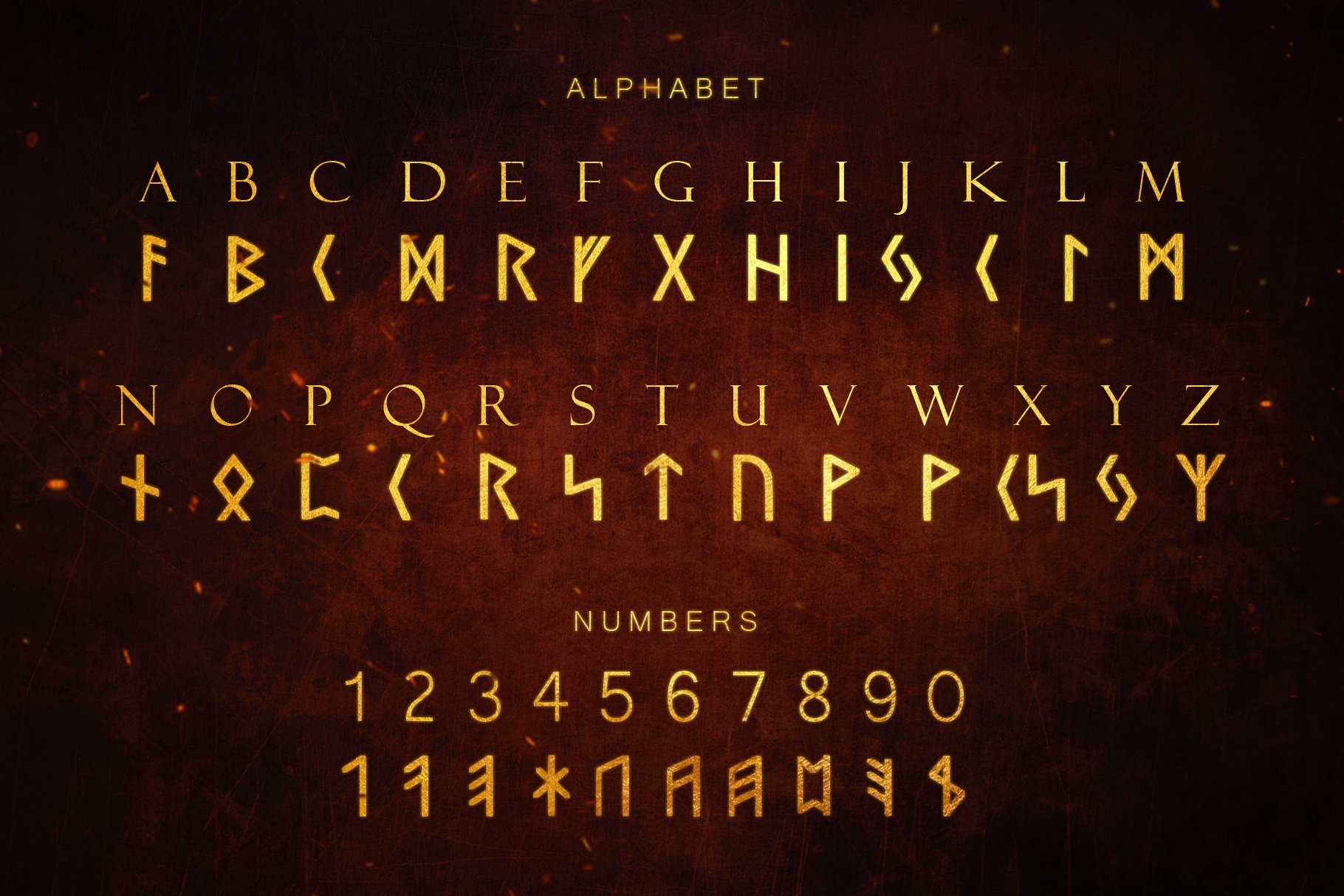 Ancient Languages Typeface Bundle preview image.