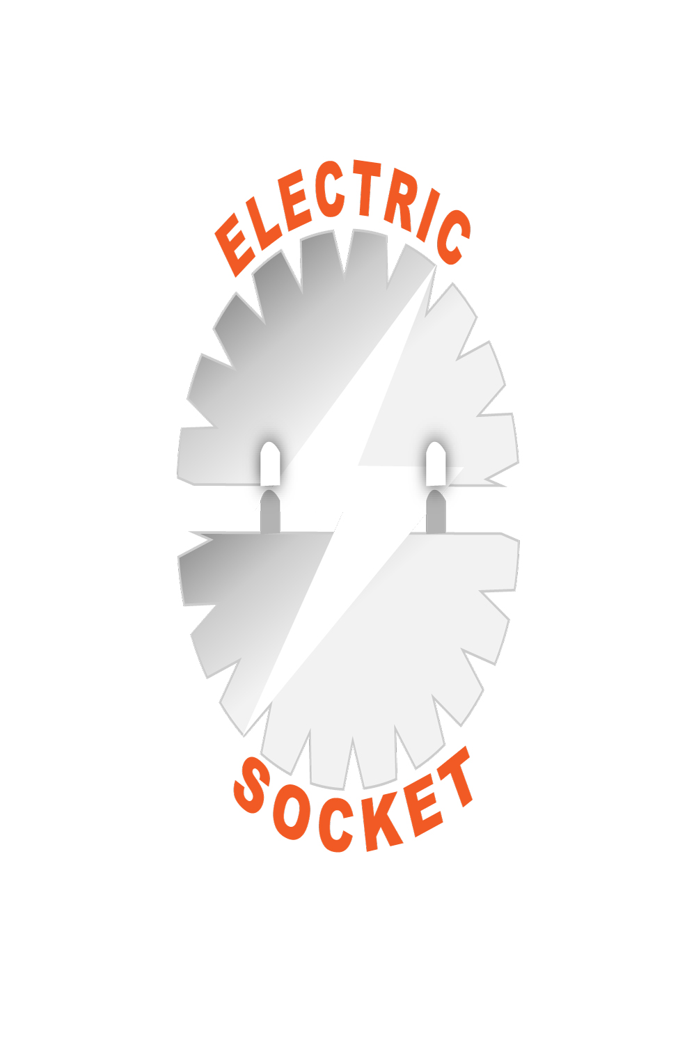 Electric Socket - TShirt Print Design pinterest preview image.