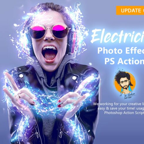 Electricity Photo Effect PS Actioncover image.