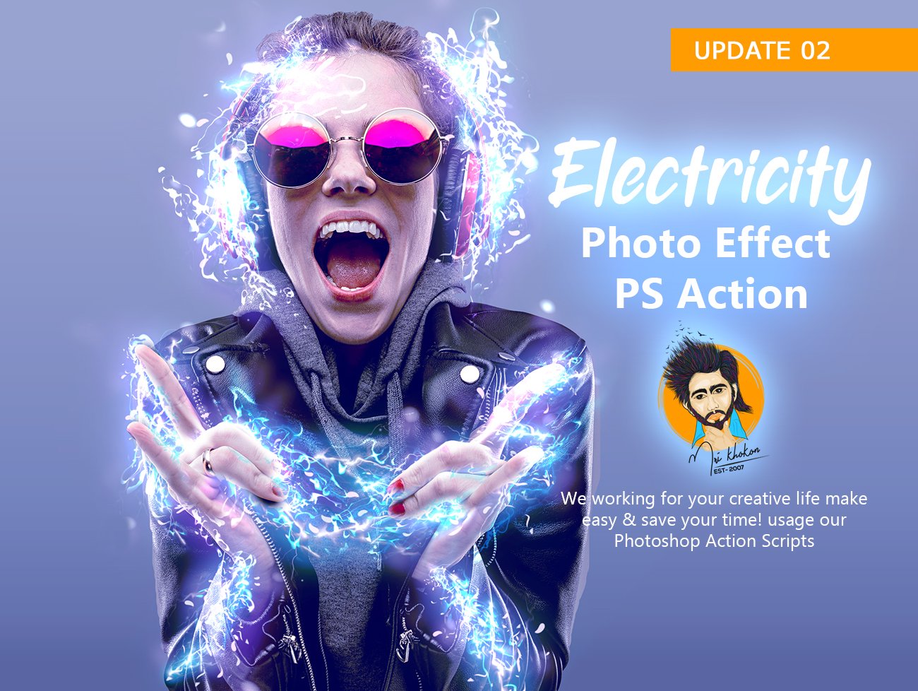 Electricity Photo Effect PS Actioncover image.